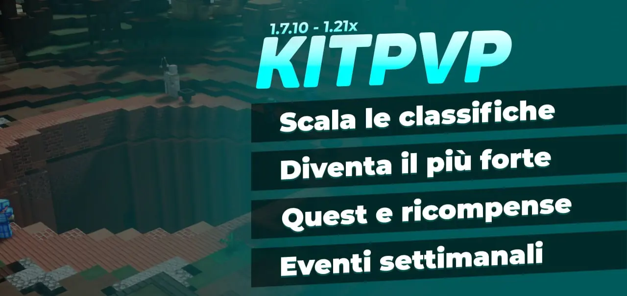 KitPvP: quests, rewards and weekly events