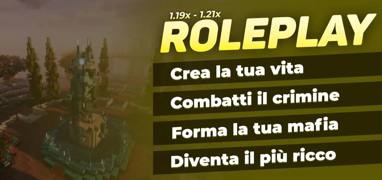 Roleplay: build your life, fight crime or form your mafia